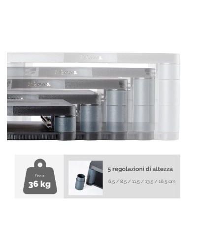 Supporto monitor Premium grafite