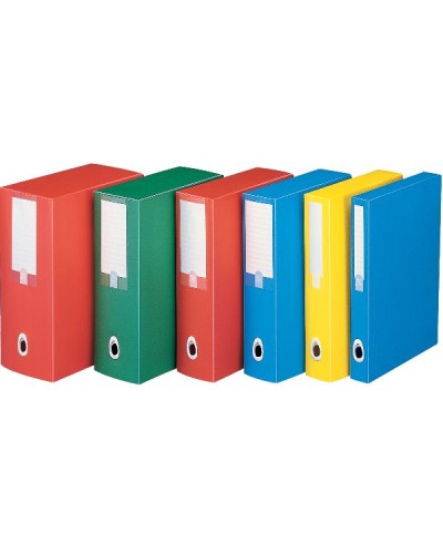 SCATOLA ARCHIVIO PROGETTO PLUS DORSO 10cm - ROSSO