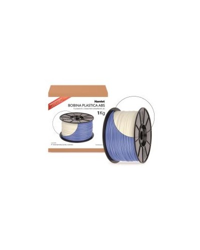 HP3DXROLB2WT Bobina 1Kg di filamento universale ABS 1.75mm Termosensibile da blu a bianco