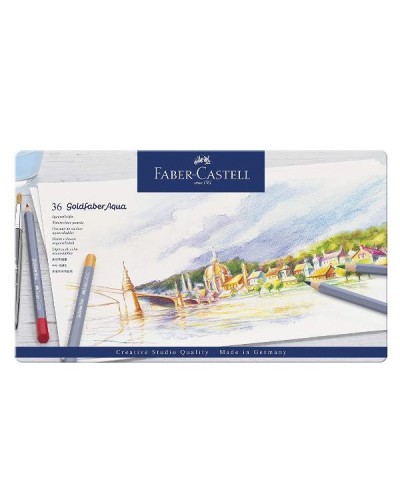 Matite colorate acquerellabili Goldfaber Aqua conf met da 36