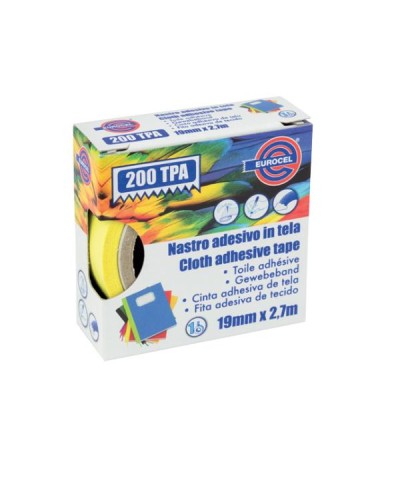 NASTRO TELA TPA200 GIALLO 19X2.7
