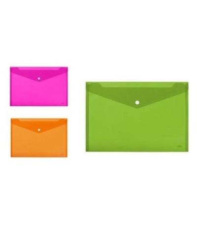 CF3 CARTELLINEE A4 FLUO C/BOTTON