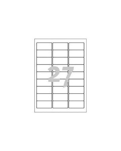 Etichette rimovibili - 63,5 x 29,6 mm
