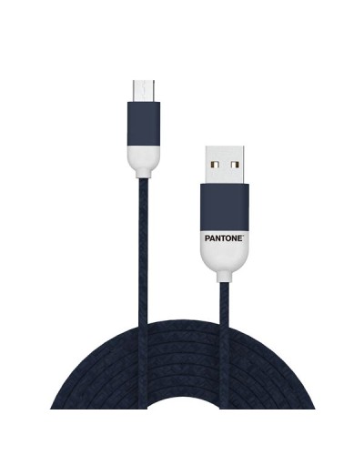 PANTONE - Cavo USB-A to Micro Usb potenza massima 10 Watt, lunghezza cavo 1.5 mt