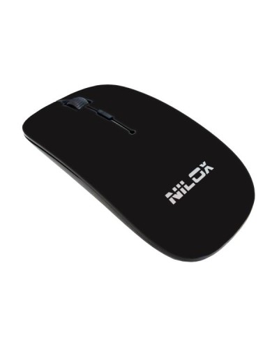 NILOX TECH - Mouse ottico, connessione wireless, 1600DPI, ricezione fino a 10 metri di distanza, funziona con pile AA(non inclu