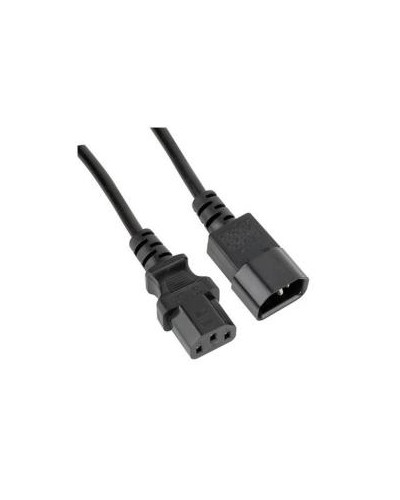 NILOX TECH - Prolunga alimentazione con connettore IEC-C13 a connettore IEC C14, femmina a maschio, lunghezza cavo 3 mt