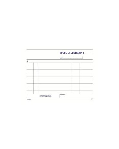 CF5 BLOCCO BUONI CONS RIC 11.5X16.5