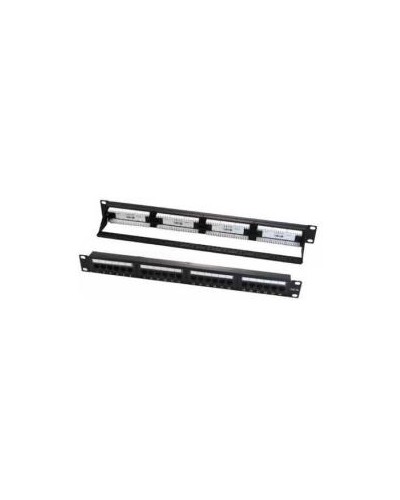 PANN.1U CON 24 RJ45U CAT.6 NERO