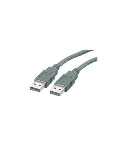 NILOX TECH - Cavo con connettore USB-A 2.0 a connettore USB-A 2.0, maschio a maschio, lunghezza cavo 1.8 mt, velocità max tras