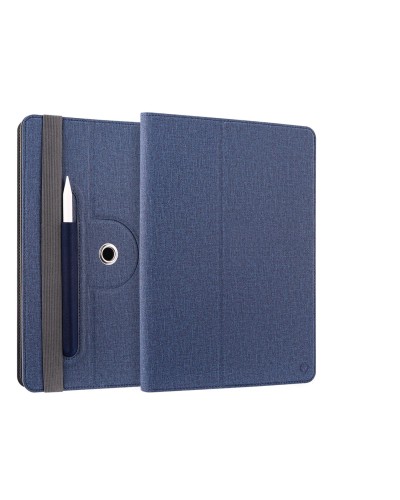 UNIROTTAB11 - Custodia a libro universale di colore blu con rotazione a 360° compatibile con Tablet fino a 11" dimensione disp