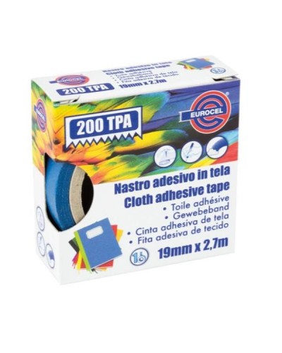 NASTRO TELA TPA200 BLU 19X2.7
