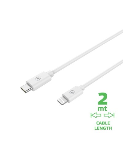 USBLIGHTC2M - Cavo Lightning a USB-C, lunghezza 2 metri, potenza massima 60 Watt, certificazione "MFI"