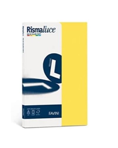 RismaLuce Small - MIX (5 colori) - 21x29,7 cm - 200g/m2 - 50 fogli