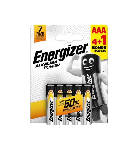 ENERGIZER - CONF 4+1 AAA POWER CH5