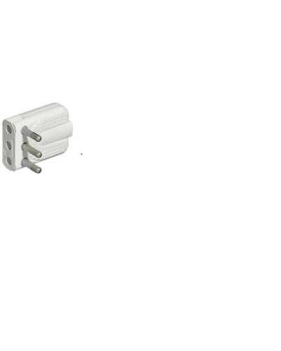 Presa Maschio Corner 16A Salvaspazio - Spinotti Orientabili -Bianco -