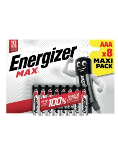 ENERGIZER - Batteria Max AAA conf.8