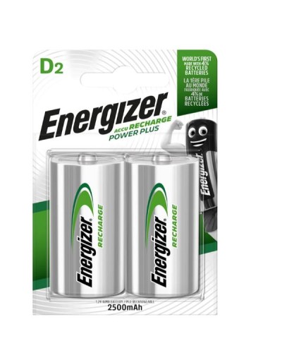 ENERGIZER POWER PLUS RECH D CHP2 CONF.2