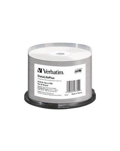 SPINDLE 50 DVD-R THERMAL WHITE