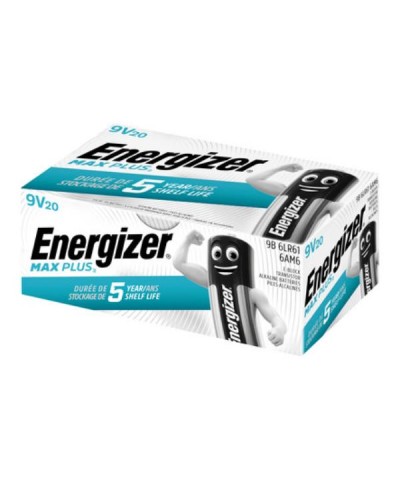ENERGIZER - Batteria da 9V Alcalina/manganese Max Plus Industrial conf.20