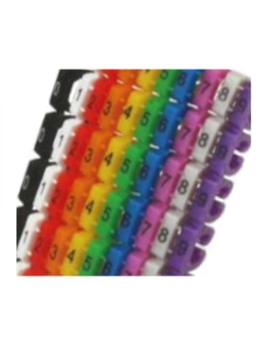 CABLE MARKER COLORATI DA 5.5 MM
