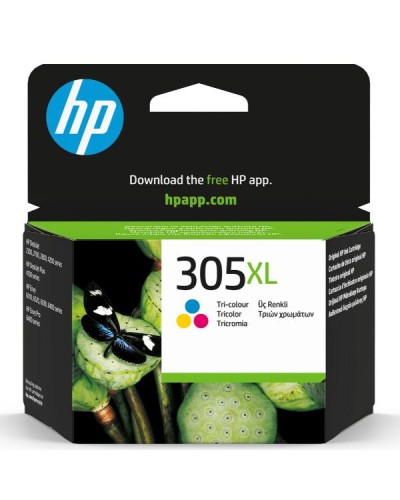 Cartuccia di inchiostro tricromia originale ad alta capacità HP 305XL