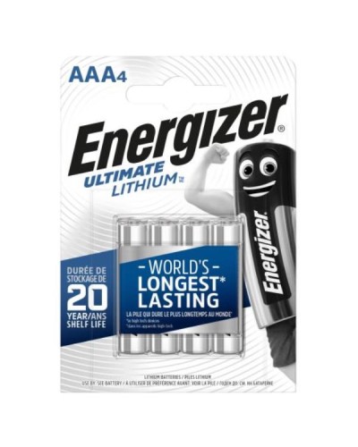 ENERGIZER - Batterie al litio Ultimate Lithium AAA conf.4