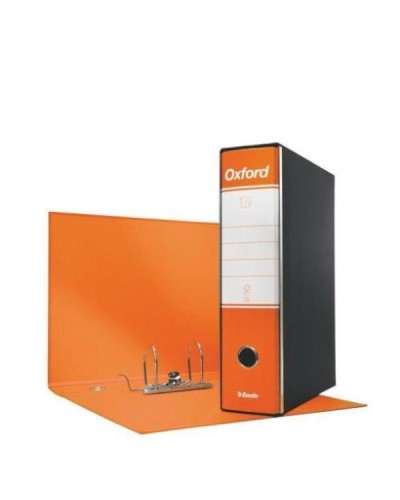 Registratore Oxford Commerciale Dorso 8 cm Arancione (6 pz)