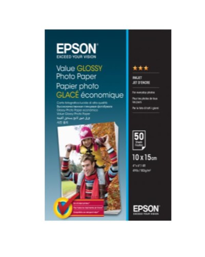 VALUE GLOSSY PHOTO PAPER 10X15CM