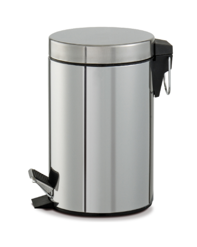BIDONE PEDALE+VASCHETTA LT.3 - INOX
