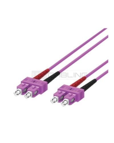 PATCH 2FO OM4 SCD/SCD VIOLA 1M