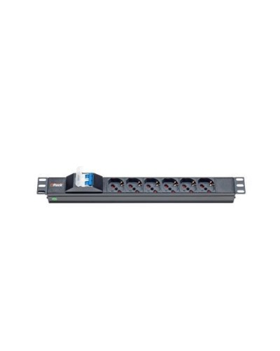 PDU 1U 6 PRESE UNIVERSALE CON INTERRUTTORE MAGNETICO