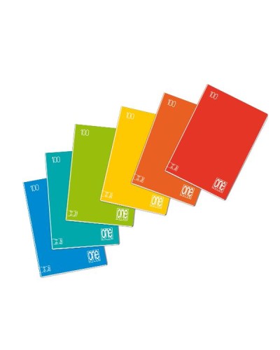 Quaderno ONE COLOR A4 - 1R senza marg. (conf.10)