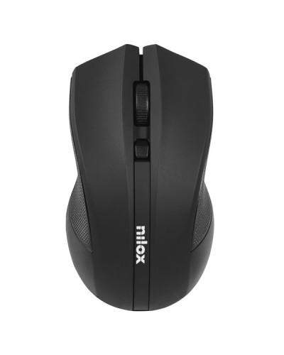 NILOX TECH - Mouse ottico, connessione wireless, 1600DPI, ricezione fino a 10 metri di distanza, funziona con pile AA(non inclu