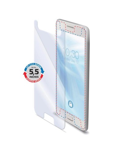 EASYUNI - Vetro 9H con spessore 0.3 mm compatibile con smartphone con display Size 5.5"
