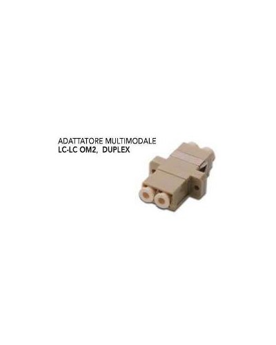 ADATTATORE LC DUPLEX MM BEIGE