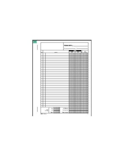 CF10BLOCCO PRIMA NOTA CASSA 50X2RIC