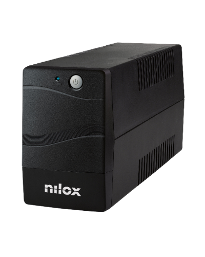 NILOX TECH - UPS Premium Line INTERACTIVE 1200VA, connessione USB, 2 Prese d’uscita protette da blackout, Stabilizzazione Ten
