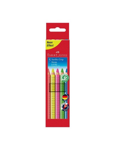 ASTUCCIO CARTONE 5MATITE COLORATE FLUO