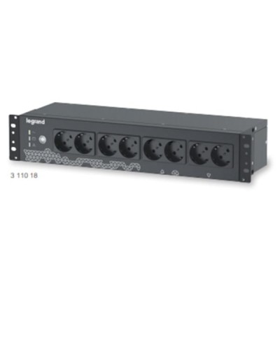 KEOR PDU 800VA 8 PRESE SCHUKO/IT NERO