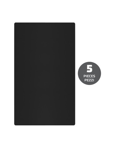 PROSKIN5 - Pellicola da 5 pezzi con texture colore nero per il retro dello smartphone compatibile con i plotter ProScreen, ProS