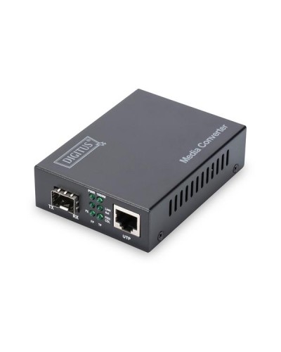 Convertitore Media Gigabit Ethernet DIGITUS, RJ45 / SFP