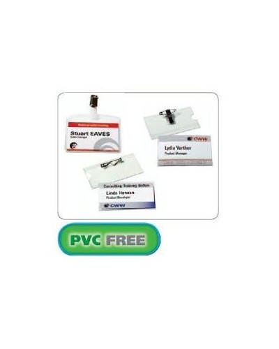 Kit Portabadge con Clip, Spilla e Inserti