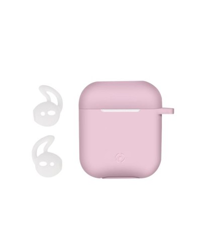 AIRCASE - Custodia in silicone morbido compatibile con Airpods 1st Gen. / 2nd Gen.