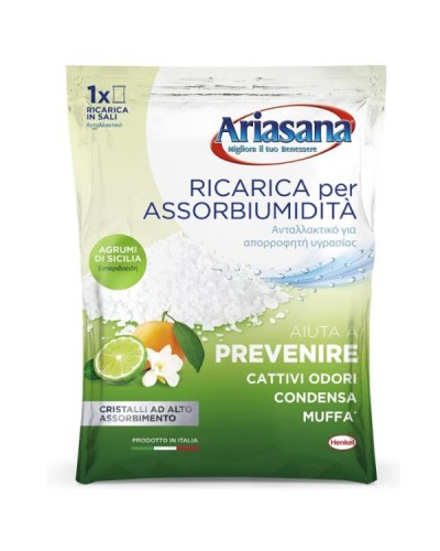 Ariasana Ricarica Sali assorbiumidità, profumazione Pino