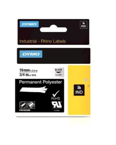 NASTRO 19MMX 5 5M POLIESTERE NE/TRA