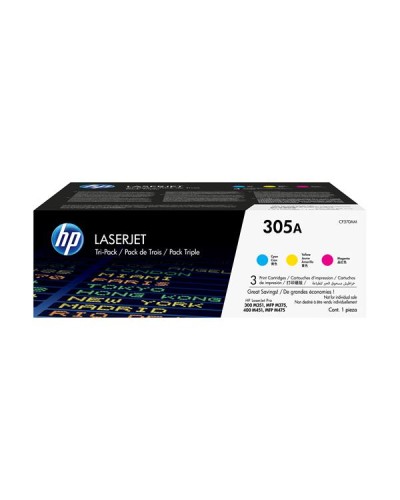 HP 305A CYM TRI-PACK LASERJET TONE