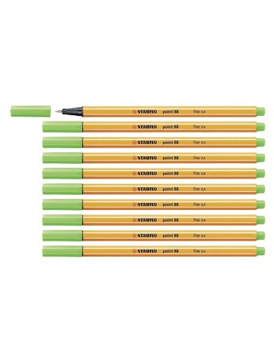 CF10 FINELINER POINT 88 VERDE FOGLI