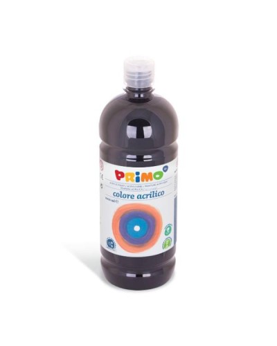 Colore Acrilico - Nero - Bottiglia 1000ml