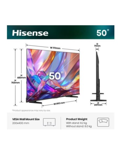 50 E79S QLED 4K ULTRA HD SMART VIDAA