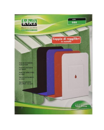 COPPIA 2 REGGILIBRI IN METALLO ROSS
